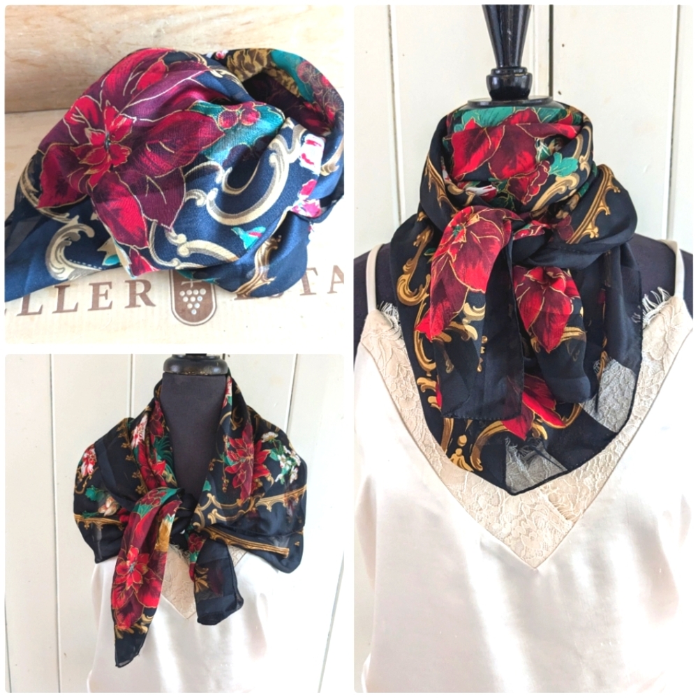 🔴3/$10 Collection XIIX holiday silky scarf